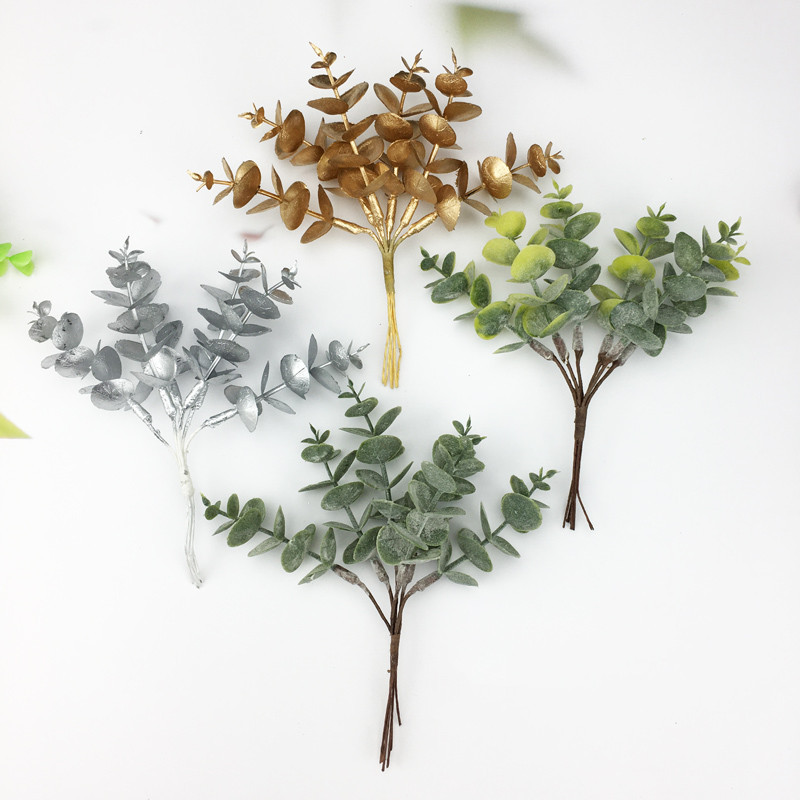 Eucalyptus Preserved - Artificial Plastic Plants Eucalyptus Leaf for