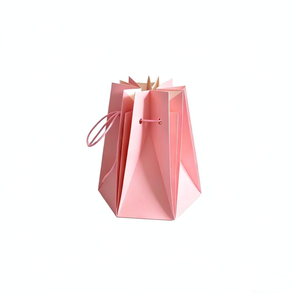 Stylish Hexagon Flower Carrier - Florist Flower Supply ulasan dan harga