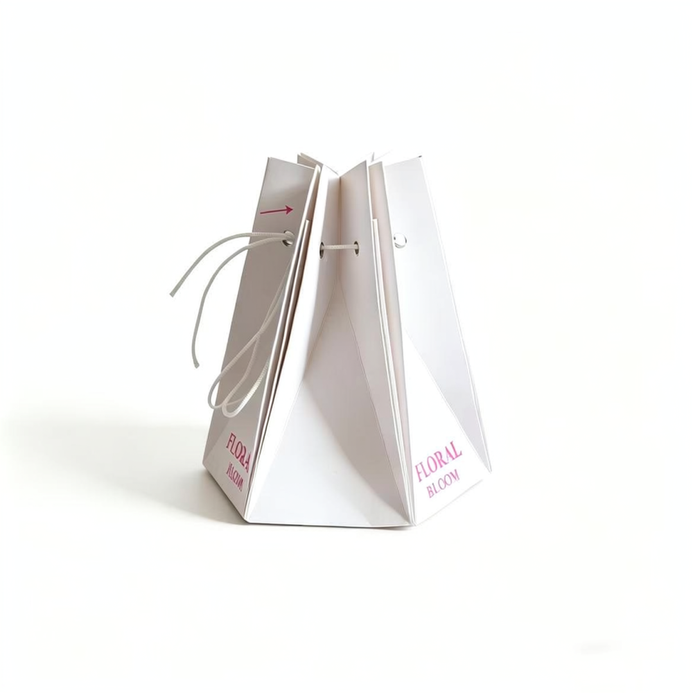 Stylish Hexagon Flower Carrier - Florist Flower Supply ulasan dan harga