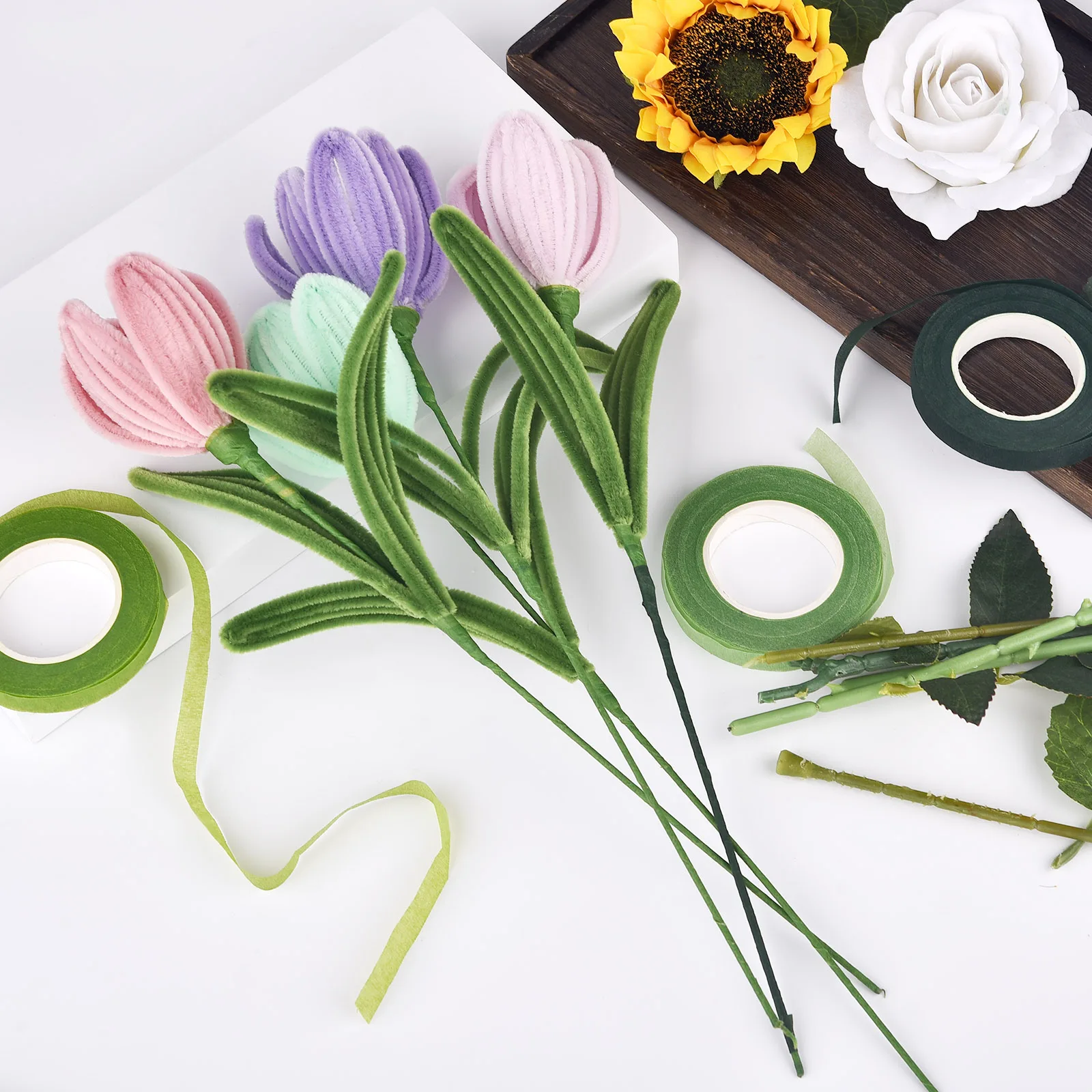 30 Yard 12MM Floral Stem Tape  - Florist Flower Supply ulasan dan harga