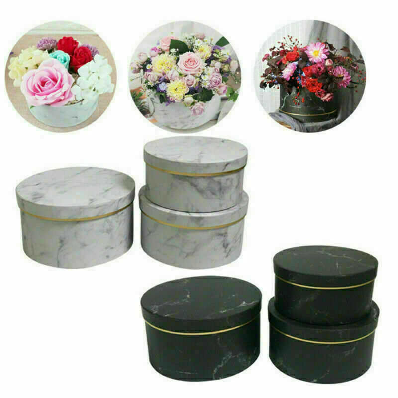 3Pcs Florist Hat Boxes Xmas Fl - Florist Supply Vases ulasan dan harga
