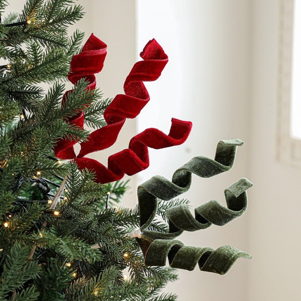 Velvet Christmas Branch Picks  - Florist Supply Bulk ulasan dan harga
