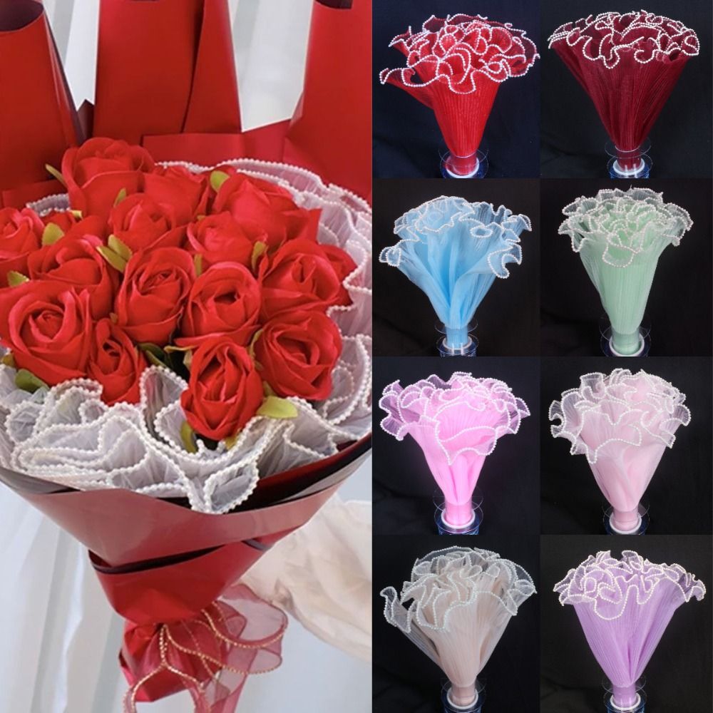 28cmx4Yards Flower Bouquet Wra - Florist Flower Supply ulasan dan harga