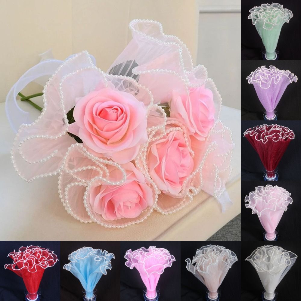 28cmx4Yards Flower Bouquet Wra - Florist Flower Supply ulasan dan harga