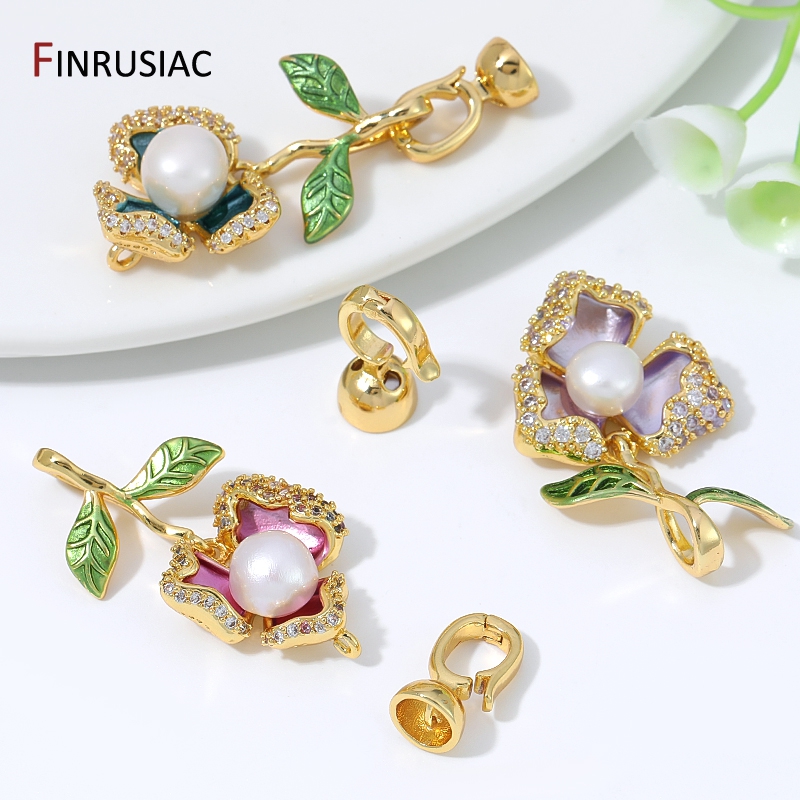 18K Gold Plated Brass Zircon E - Supply Florist ulasan dan harga