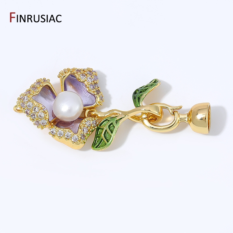 18K Gold Plated Brass Zircon E - Supply Florist ulasan dan harga