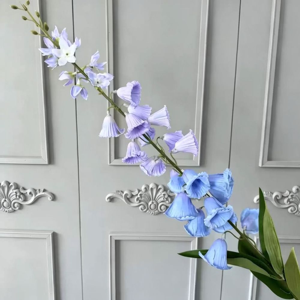 Blue Silk Faux Flower Realisti - Florist Flower Supply ulasan dan harga