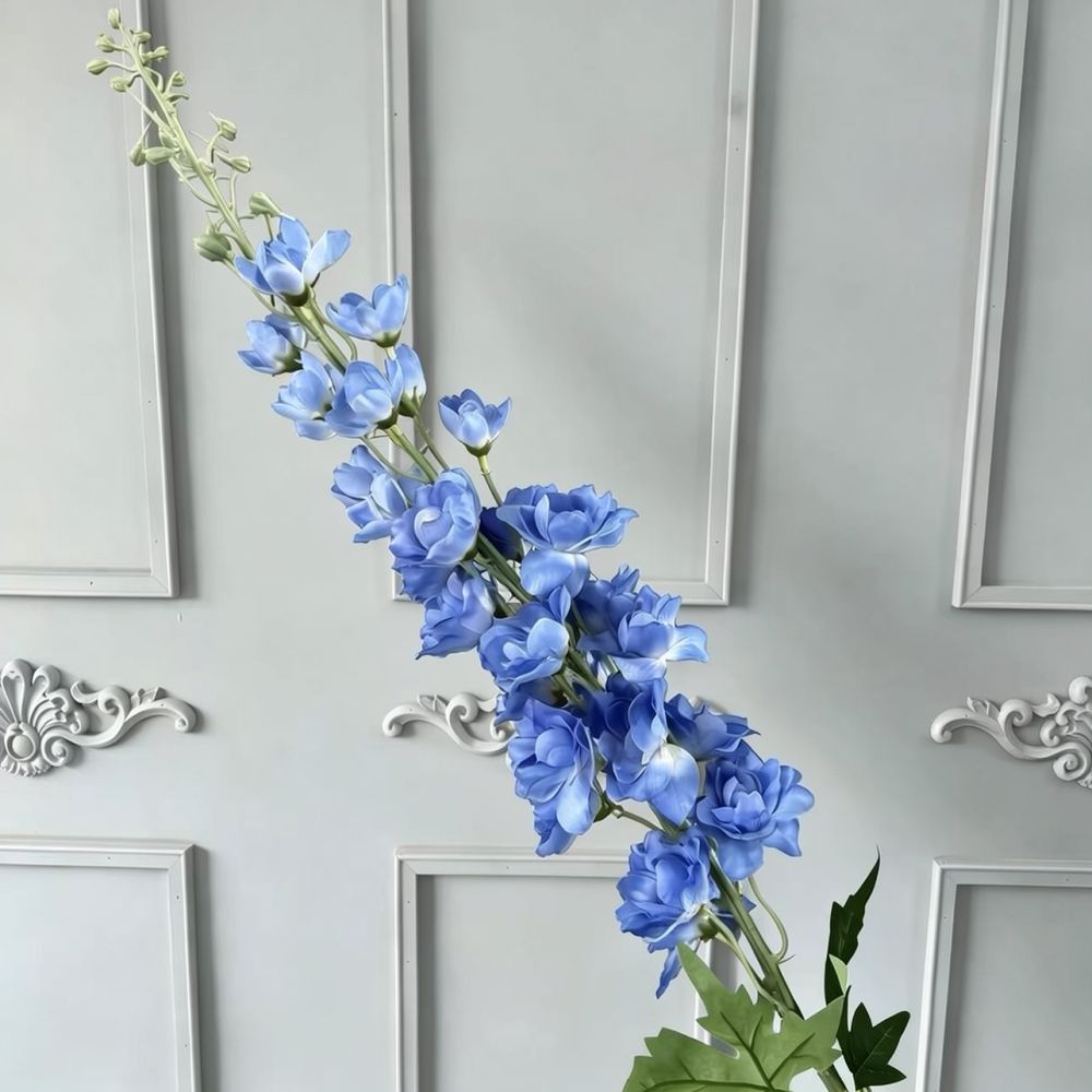Blue Silk Faux Flower Realisti - Florist Flower Supply ulasan dan harga