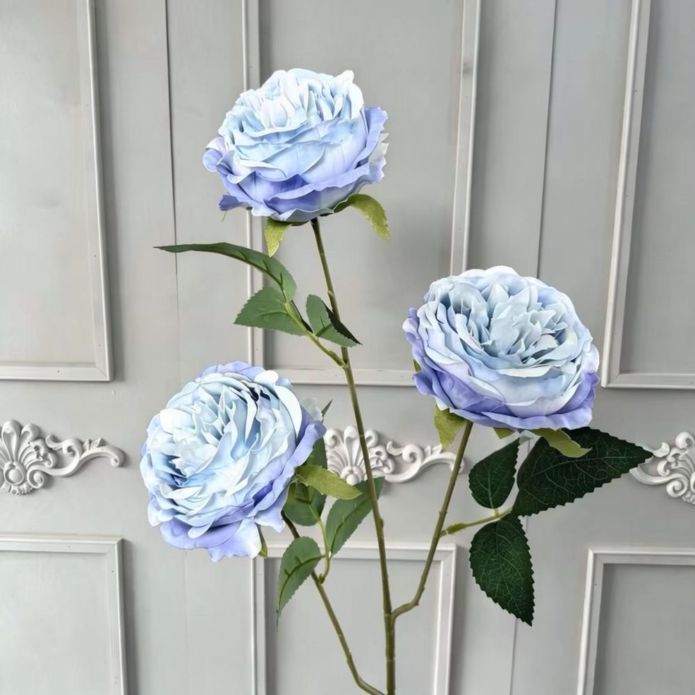 Blue Silk Faux Flower Realisti - Florist Flower Supply ulasan dan harga