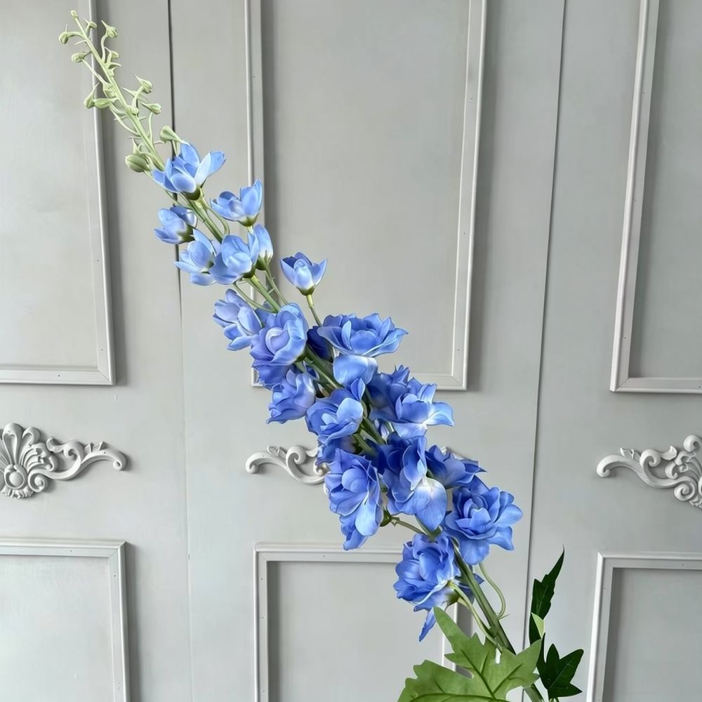 Blue Silk Faux Flower Realisti - Florist Flower Supply ulasan dan harga