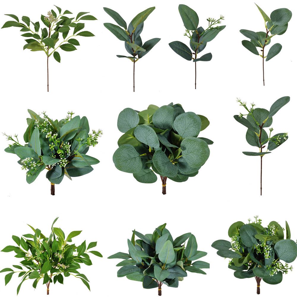 1/10PCS Artificial Plant Eucal - Florist Supply Bulk ulasan dan harga