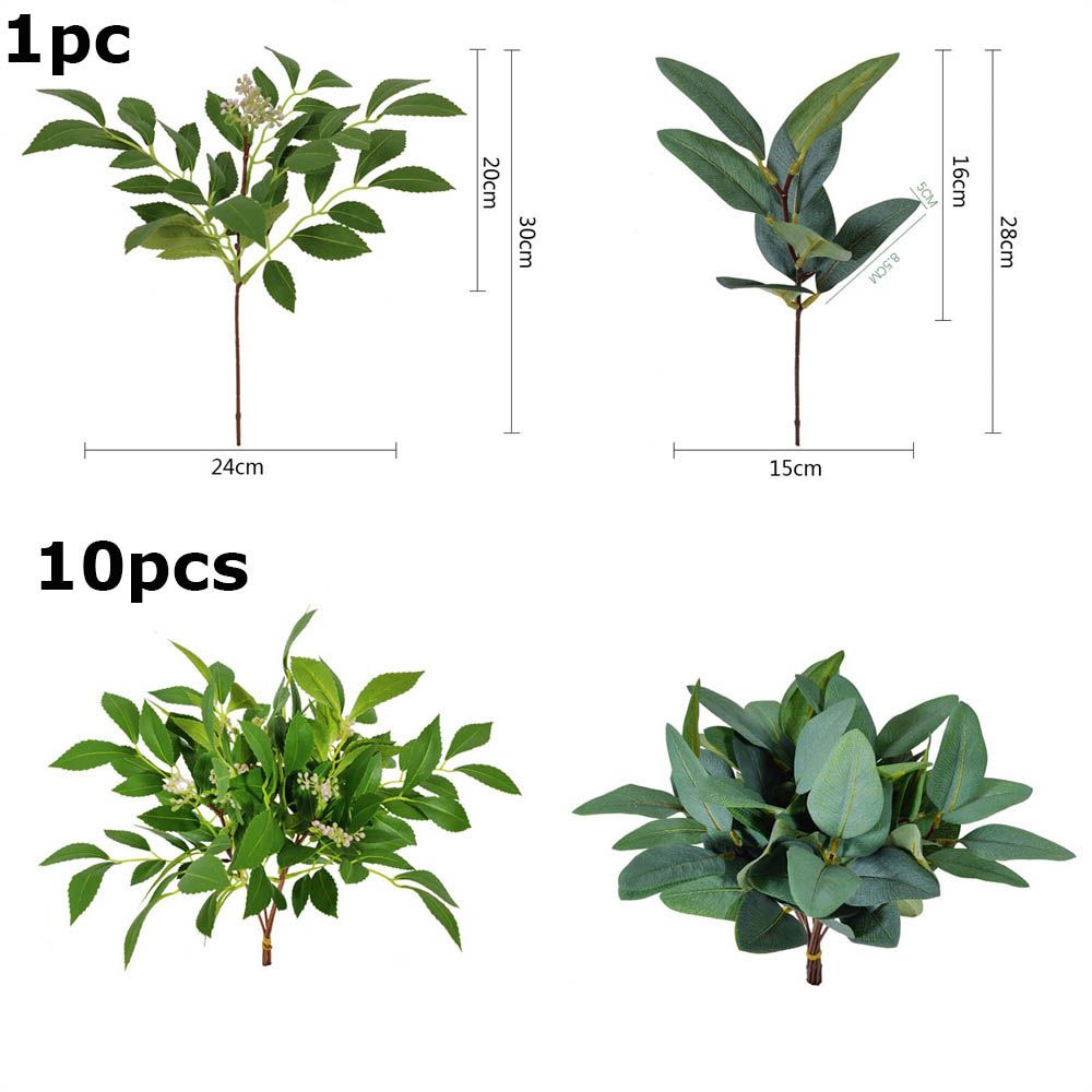 1/10PCS Artificial Plant Eucal - Florist Supply Bulk ulasan dan harga