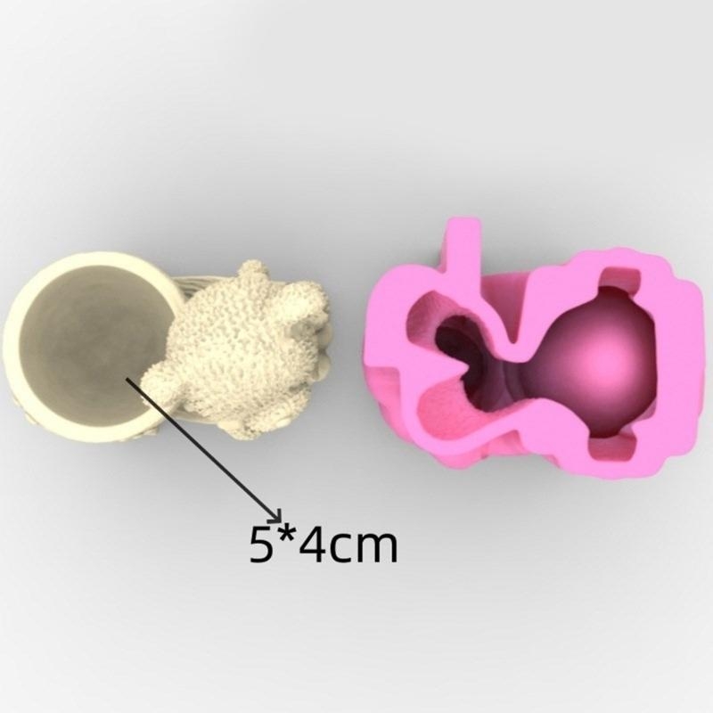 Lovely Bear Gypsum Silicone Mo - Florist Supply Vases ulasan dan harga