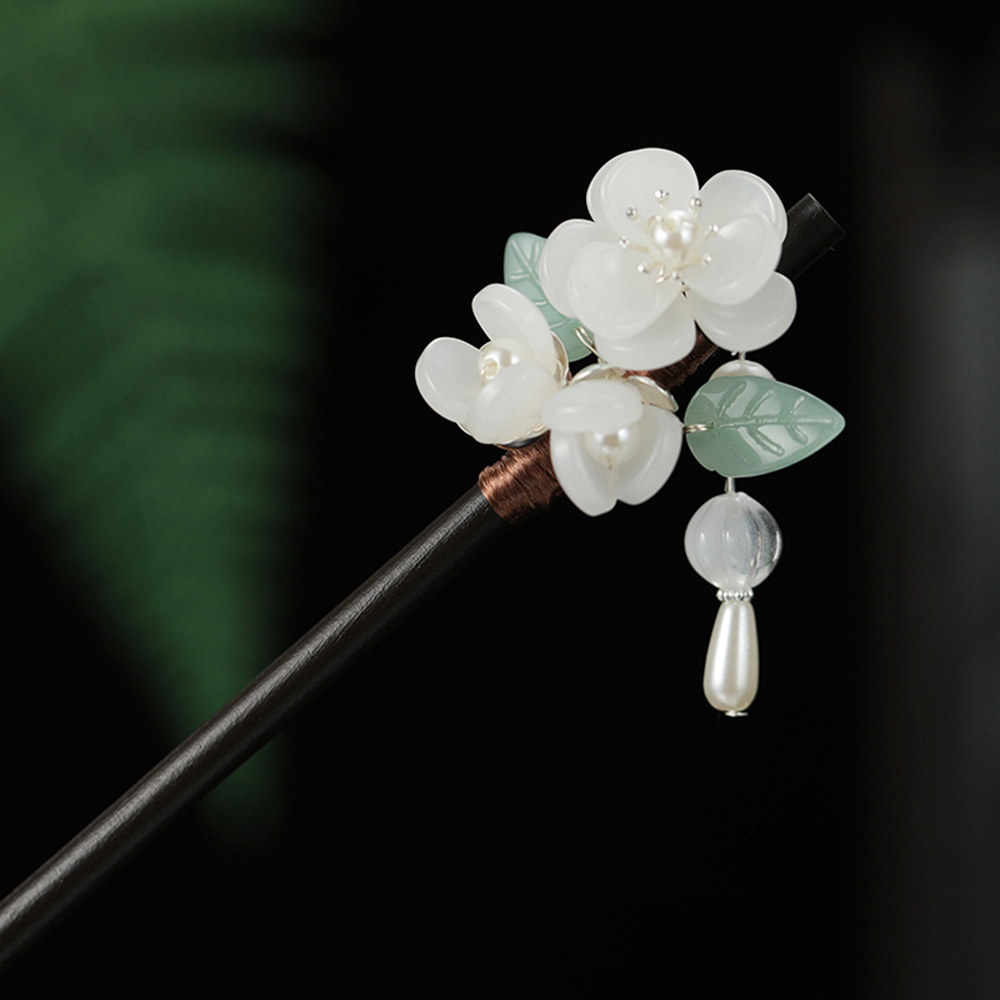 Retro Flower Hairpin Sandalwoo - Supply Florist ulasan dan harga
