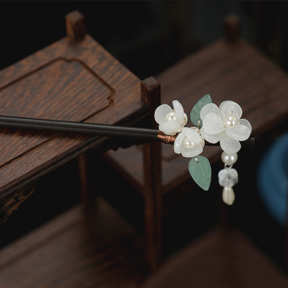 Retro Flower Hairpin Sandalwoo - Supply Florist ulasan dan harga