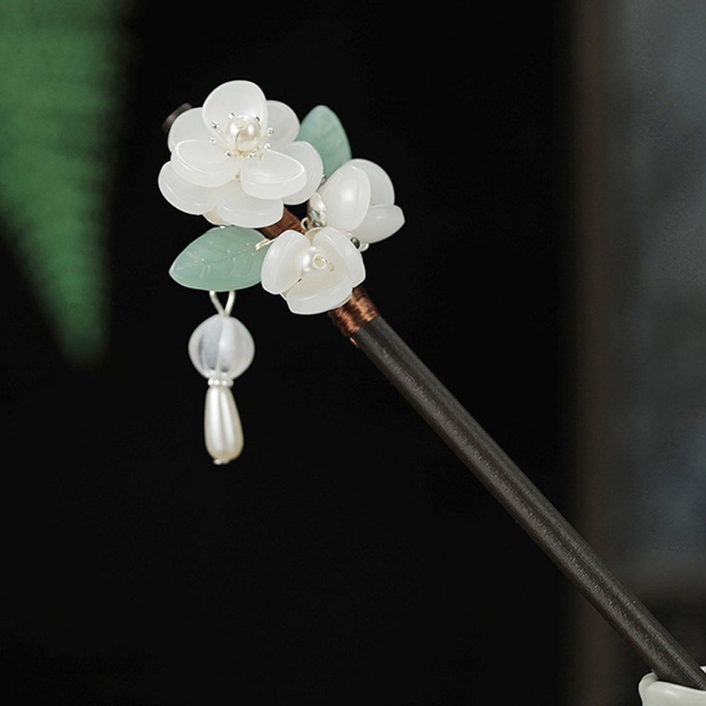 Retro Flower Hairpin Sandalwoo - Supply Florist ulasan dan harga